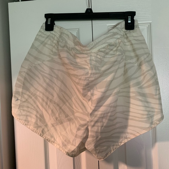 Old Navy Medium Womens Running Shorts White Zebra Print - Picture 3 of 6